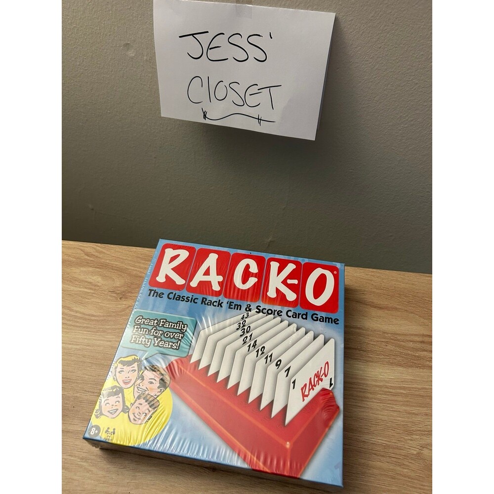 Racko The Classic Rack 'Em & Score Card Game since the 50 New sealed